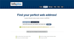 Desktop Screenshot of opensrs.infoplex.com
